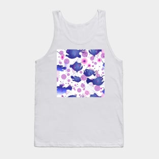 Angler fish - purple/pink/white Tank Top